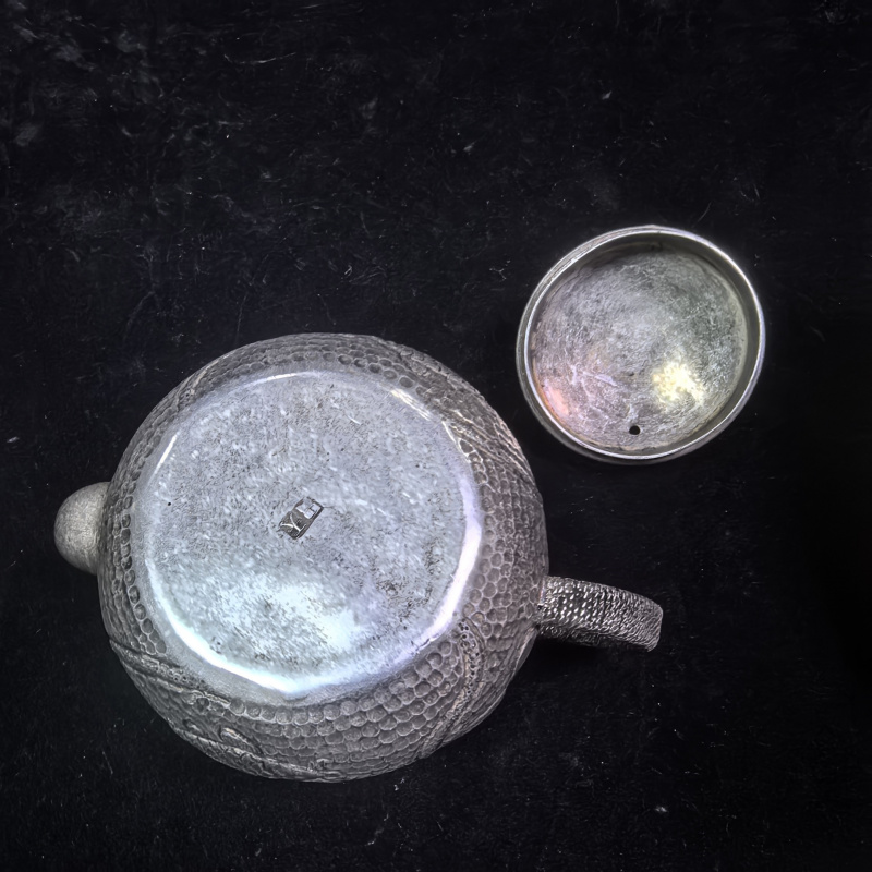 빈티지 앤티크 순동 은도금 티포트 구리 장식품 공예 문 - Vintage Collectible Market 리뷰 및 가격