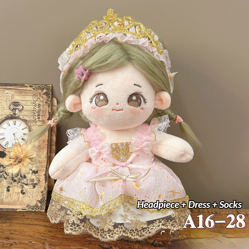 중국 스타일 Hanfu 인형 복장 20cm 면화 플러시 - Vintage Collectible Accessories 리뷰 및 가격