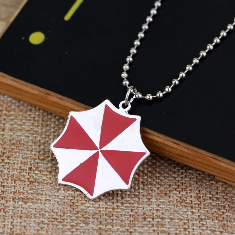 빈티지 패션 레드 우산 펜던트 목걸이 멋지고 스타일리쉬 - Vintage Collectible Accessories 리뷰 및 가격