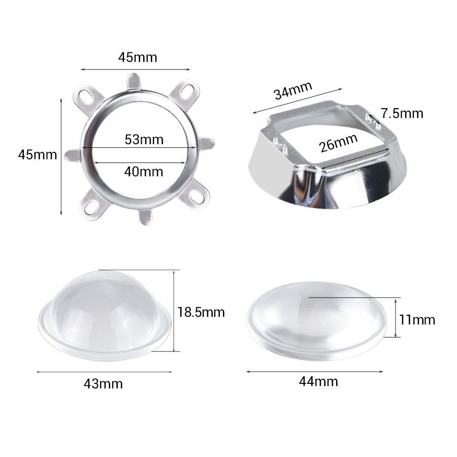 1 세트 44mm LED 렌즈 광학 유리 60 120  - Darkroom Enlarger Lens 리뷰 및 가격
