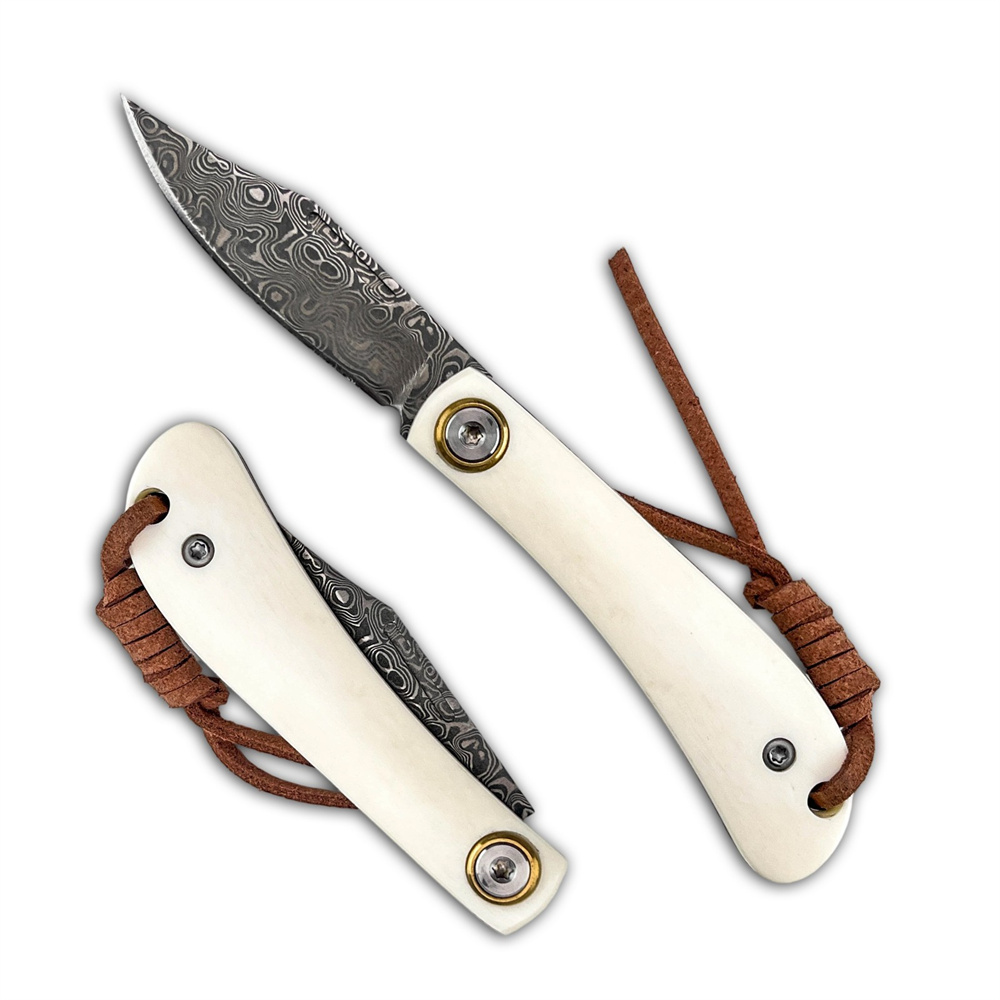 컴팩트 빈티지 다마스커스 접이식 포켓 EDC 나이프,  - Vintage Collectible Knives 리뷰 및 가격