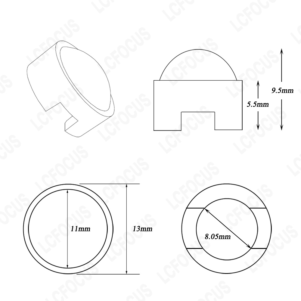 13mm 1W 3W 미니 LED 렌즈 15 30 45  - Darkroom Enlarger Lens 리뷰 및 가격