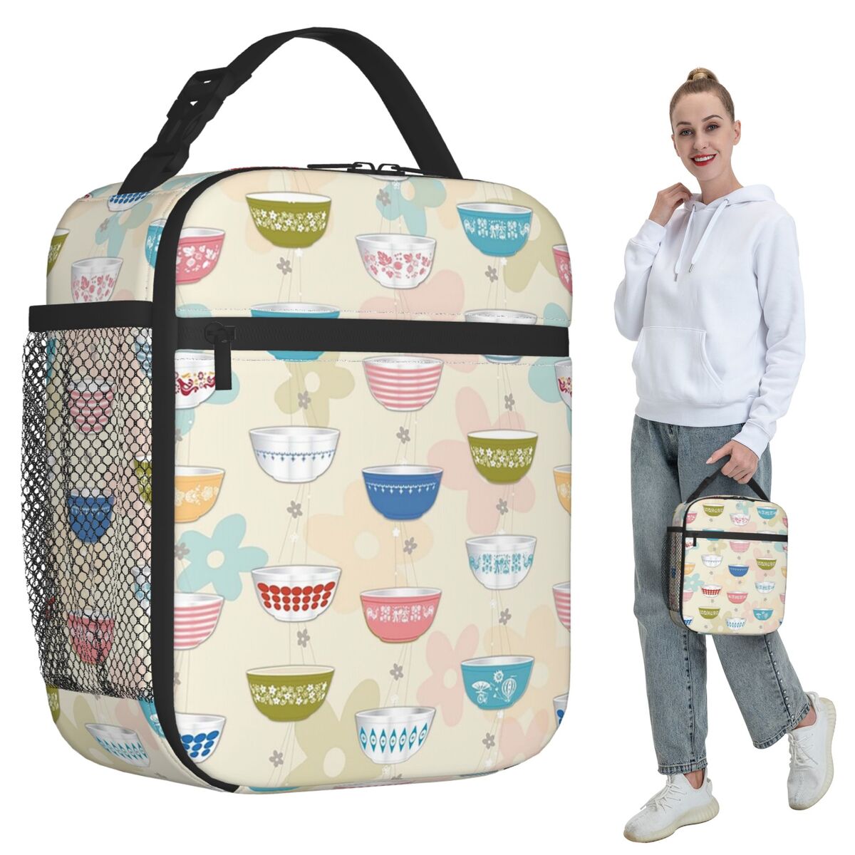 빈티지 파이렉스 볼 컬렉션 여성용 절연 도시락 가방 사 - Vintage Collectible Lunch Boxes 리뷰 및 가격