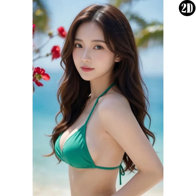빈티지 금속 틴 사인 아시아 여성 그린 비키니 열대 해 - Vintage Collectible Signs 리뷰 및 가격