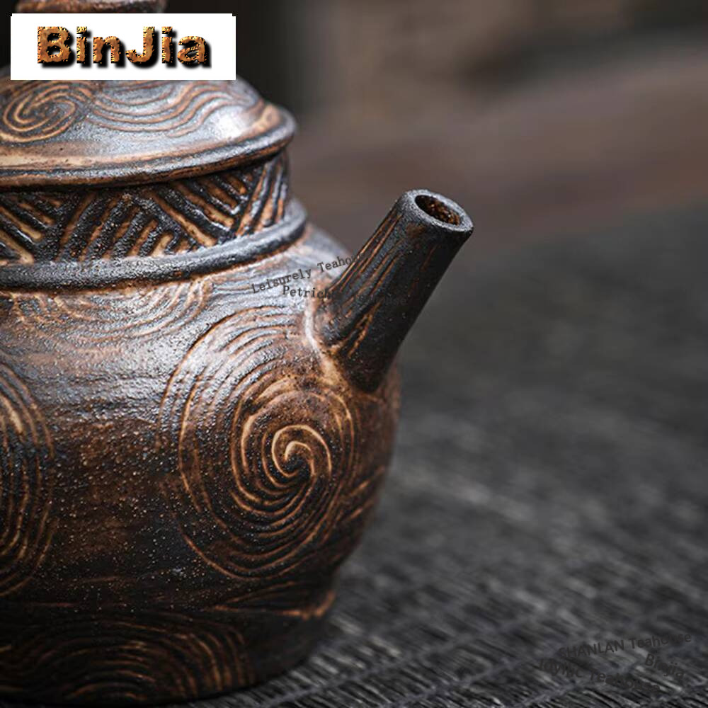 일본 올드 록 머드 티팟, 빈티지 거친 도자기 돌 냄비 - Vintage Collectible Accessories 리뷰 및 가격