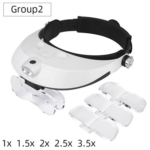 헤드밴드 확대경 납땜 안경 탈부착식 LED 램프 5개  - Darkroom Enlarger Lens 리뷰 및 가격