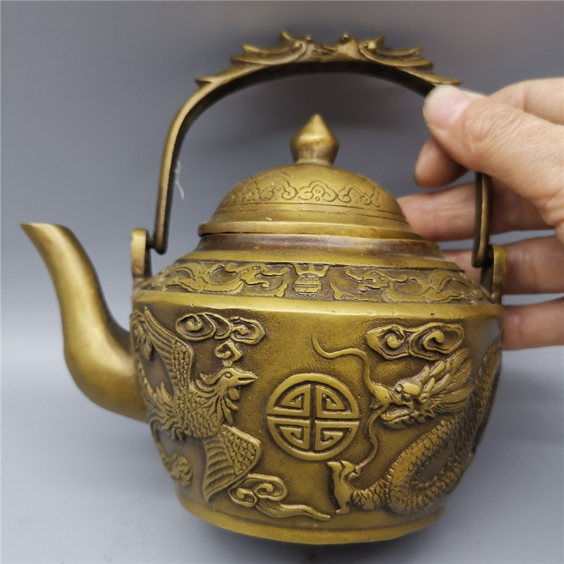 앤틱 스타일 수공예품 컬렉션: 빈티지 황동 용과 봉황  - Vintage Collectible Market 리뷰 및 가격