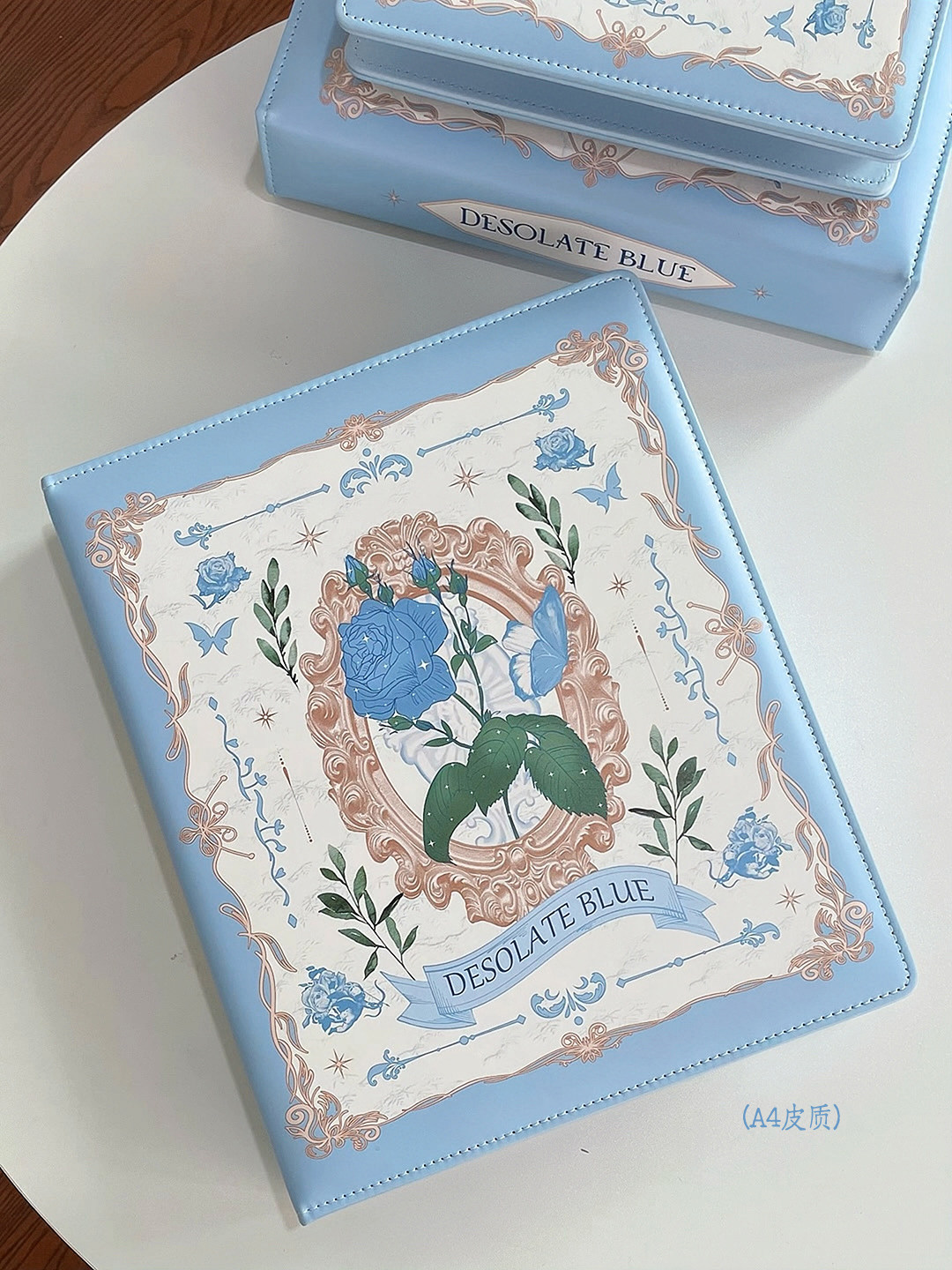 사일런트 블루 로즈 A4/A5 PU 가죽 카드 앨범 – - Polaroid Photo Album 리뷰 및 가격