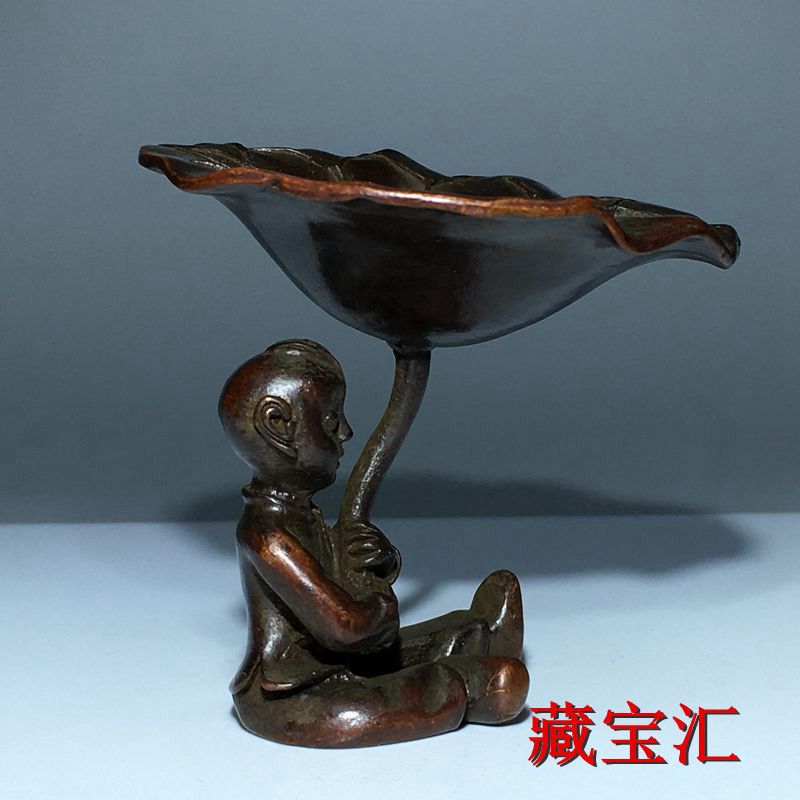 빈티지 골동품 연잎 어린이 청동상 시골풍 앤틱 수집품  - Vintage Items Collection 리뷰 및 가격